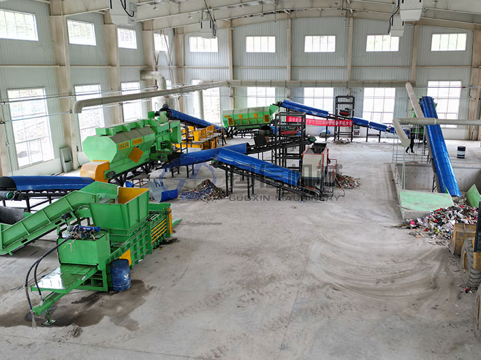 Landfill garbage treatment equipment